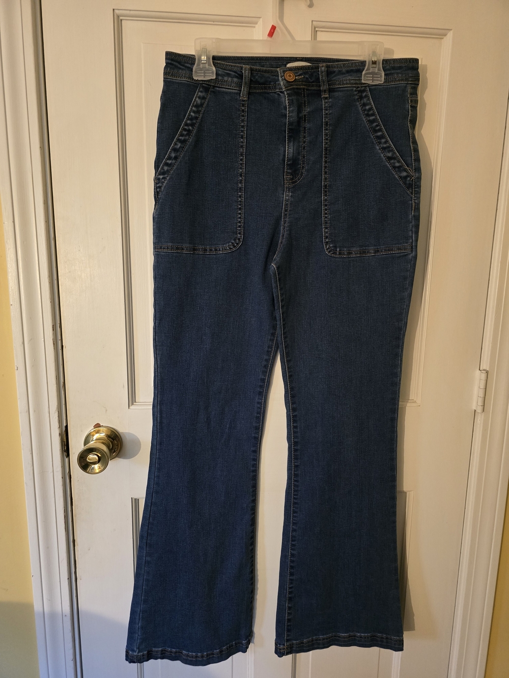 Knox Rose Flared Boho Denim Jeans Size 10